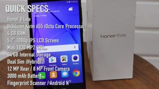 Honor 8 Lite Smartphone Unboxing & Hands On Overview