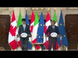 Roma - Gentiloni e il Primo Ministro canadese Trudeau (30.05.17)