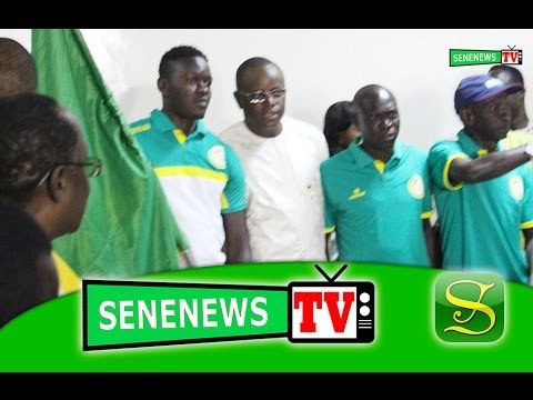 Beach Soccer: Cérémonie de remise de drapeau aux Lions