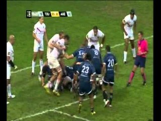 Les Essais du SUA face au Stade Toulousain