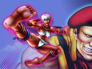 Ultra street fighter pegando todos os especiais