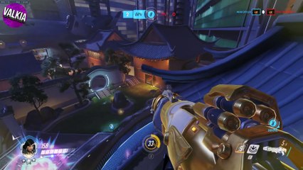 Overwatch: Soldier goes down & Junkrat takes it to the face || Valkia