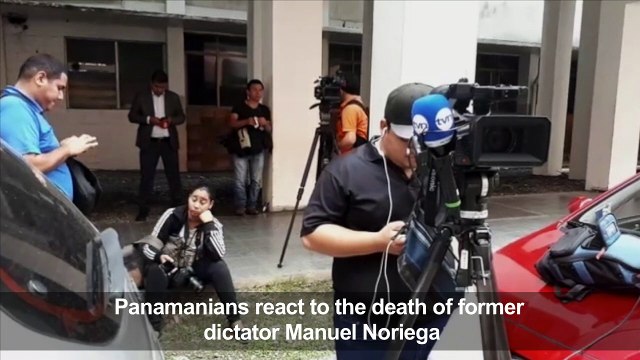 Panamanians react to ex-dictator Noriega's death