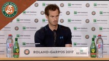 Roland Garros 2017 : 1T conférence de presse Andy Murray