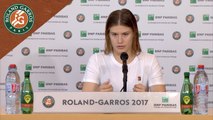 Roland-Garros 2017 : 1T conférence de presse Eugénie Bouchard