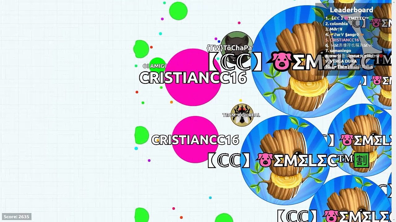 La aliansa mas poderosa de Agario