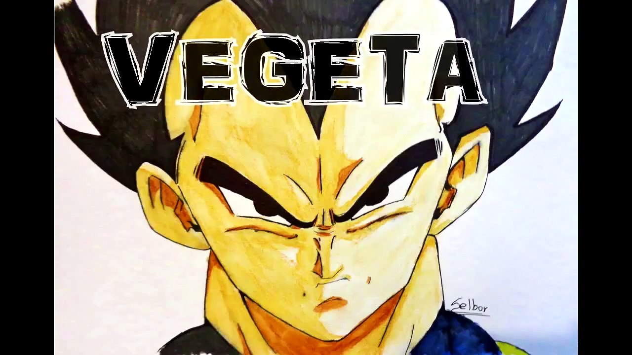 Comment dessiner vegita facilement etape par etape