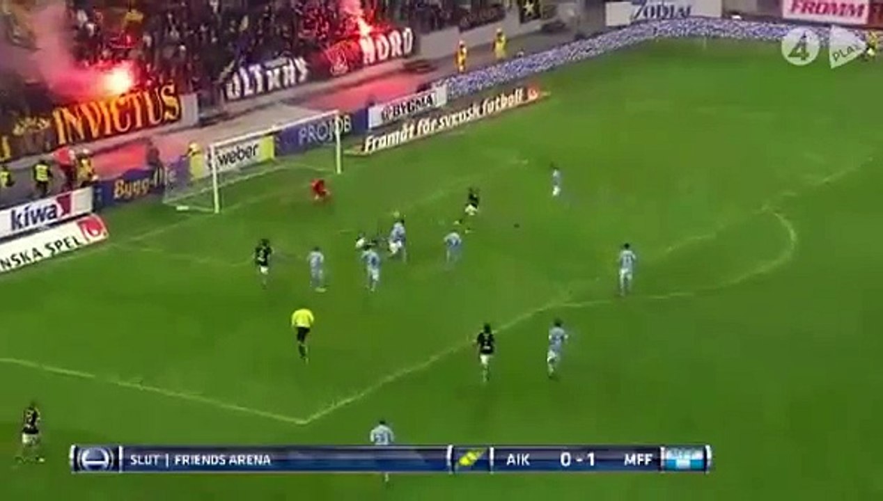 AIK 0:1 Malmoe  (	Swedish Allsvenskan. 29 May 2017)