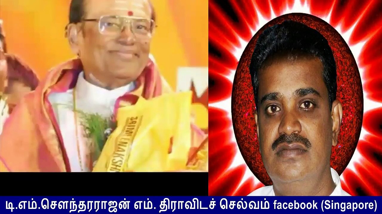 T M Soundararajan  Legend  TALK  TO MGR  Legend  18-10-1984