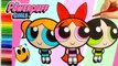 Coloring Powerpuff Blossom Buttercup Bubbles Powerpuff Girls PPG PPGZ COLORING WITH KOKI DISNEY TOYS