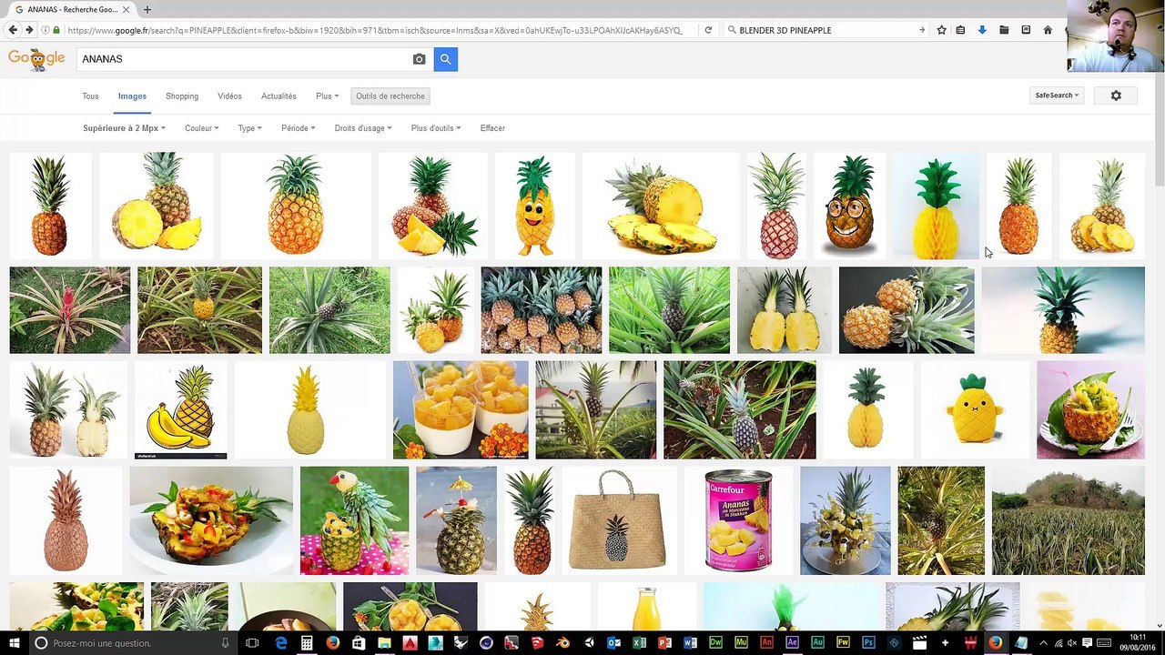 speed modeling Ananas