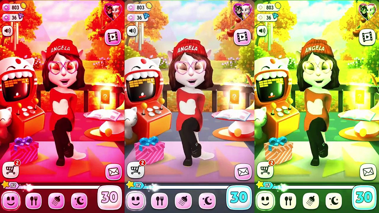 My Talking Angela Colors playthrough #58 Kids cartoons - animated series,Cartoons animated anime game 2017