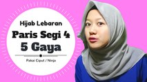 Paris Segi Empat Untuk Lebaran Simple 5 Gaya #NMY Hijab Tutorials
