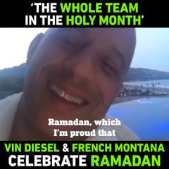 Vin Diesel praises Ramadan for helping people!