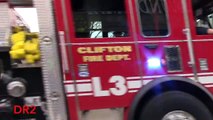 Clifton Fire Department Rare Rescue 1 And Ladder 3 Responding 5-10-17