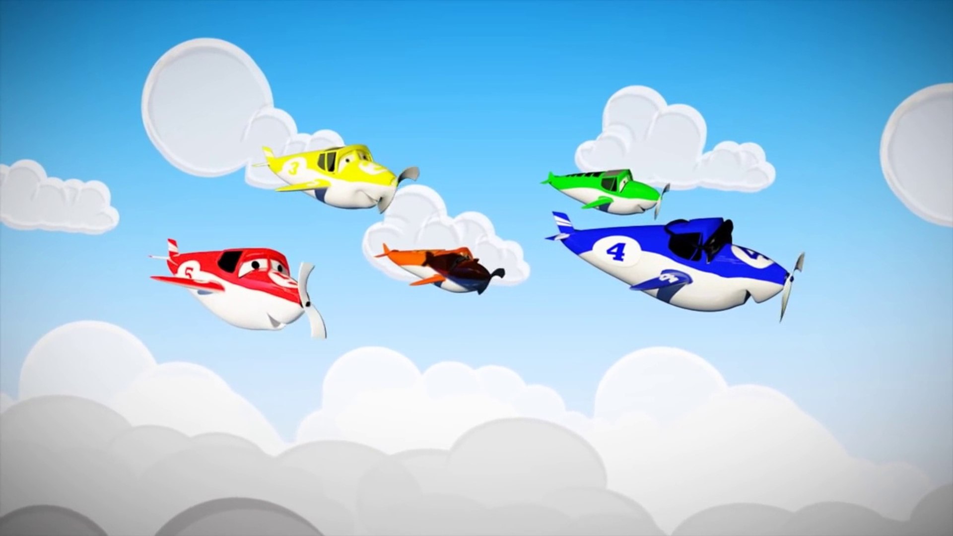 Counting song 5 Little Airplanes for children - video Dailymotion