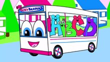 'The Wheels On The Bus' _ White Bus Version _ Toddler Songs _ Children's Learning