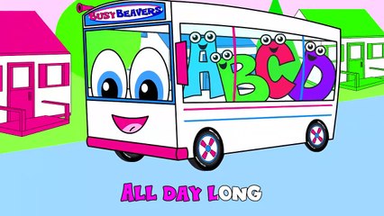 'The Wheels On The Bus' _ White Bus Version _ Todd