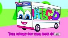 'The Wheels On The Bus' _ White Bus Version _ Toddler Songs _ Children's