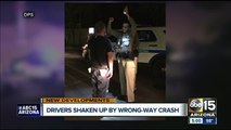 Drivers shaken up by wrong-way crash speak to ABC15