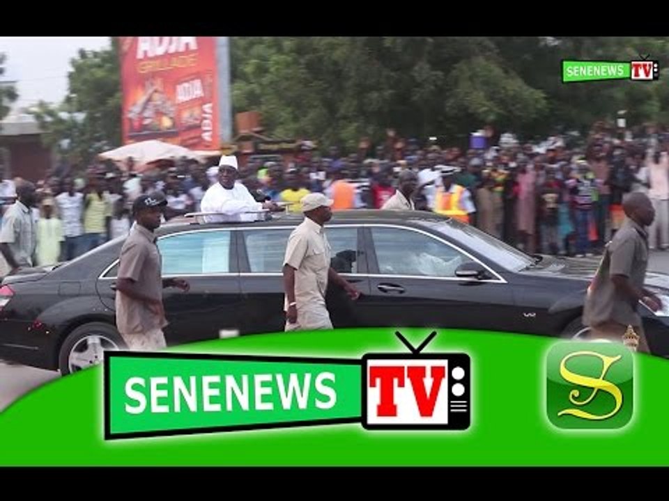 SeneNews TV : arrivée du president a Touba