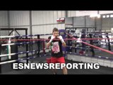 carlos cuadras singing and training - EsNews Boxing