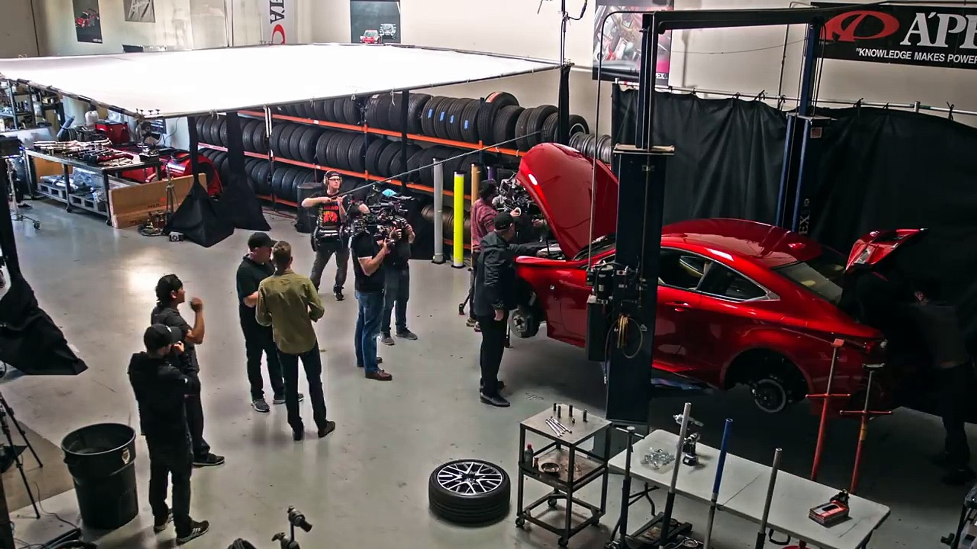 ⁣Lexus RC Real-Time Build–Time-Lapse
