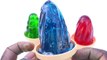 DIY How To Make Super Clear Jelly Gummy Ice Cream Popsicles Fingers Family Jelly Putting-B