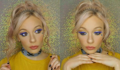 Gold + Royal Blue Makeup Tutorial | MissYarmosh