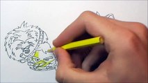 How to draw Angry Birds Star Wars, Luke Skywalker Bird
