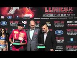 GGG VS LEMIEUX FULL PRESSER - esnews boxing