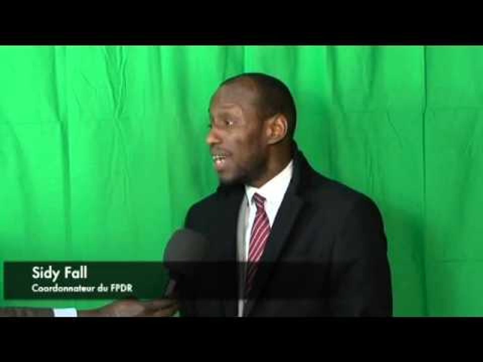 SeneNews TV : Sidy Fall : Président du Front patriotique pour la défense de la république