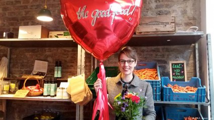 A loja que vende alimentos que iriam para o lixo