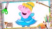 Peppa Pig Transforms into Disney Princess en español SE DISFRAZA Cinderella Snow White Dis