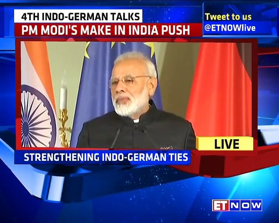 PM Modi's Make In India Push | 4th Indo-German Talks