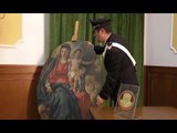 Ritrovata la tela della Madonna con bambino trafugata nel Salernitano (30.05.17)