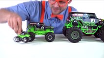 Monster Truck Toy and others in this vidưminutes with Blippi Toy _ Blippi Toys