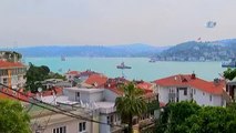 Türk Akımı İçin Gelen Dev Gemi, İstanbul Boğazı'ndan Geçti