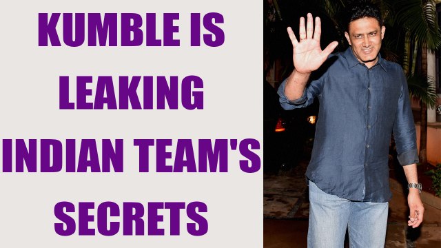 ICC Champions Trophy : Anil Kumble is leaking dressing-room conversation to media | Oneindia News