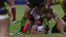 L'essai de Tony Gigot donne la victoire aux Dragons Catalans