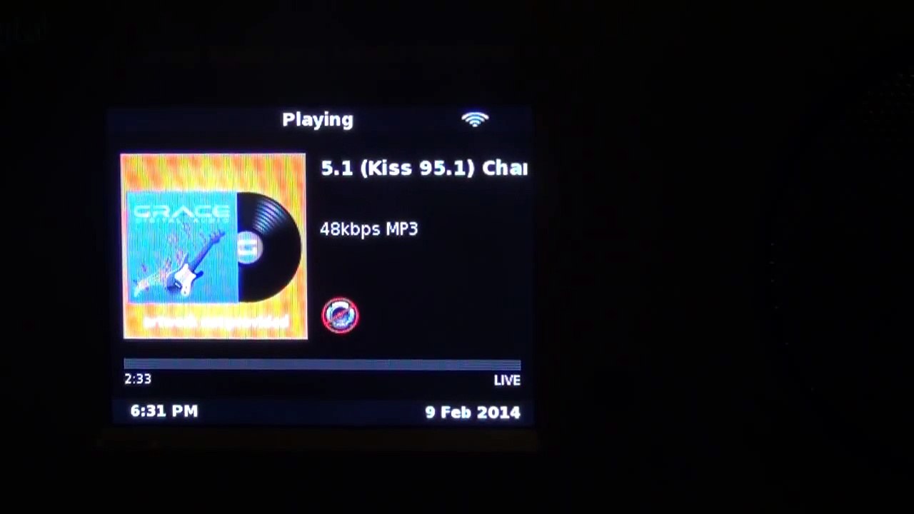 Grace Digital GDI IRC7500 Stereo Wi Fi Music System