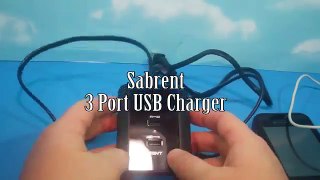 Sabrent 3 Port USB Charger