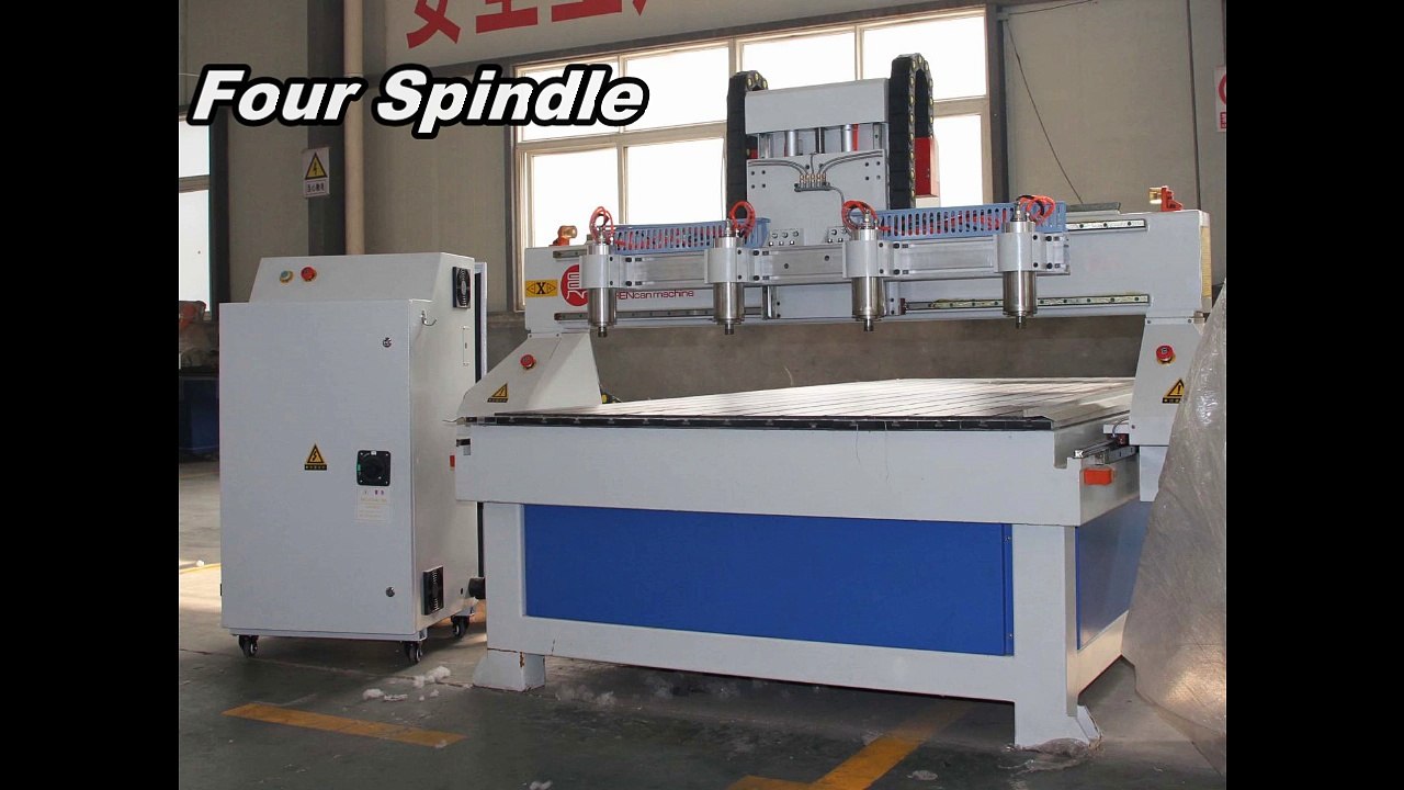 european style furniture carving -multi spindle head cnc router