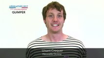 Législatives 2017. Uisant Crequer : 1ere circonscription du Finistère (Quimper)
