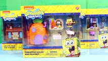 Nickelodeon Spongebob Squarepants Pineapple House Krusty Krab SquidWards Mini Playset Pla