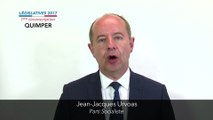 Législatives 2017. Jean-Jacques Urvoas : 1ere circonscription du Finistère (Quimper)