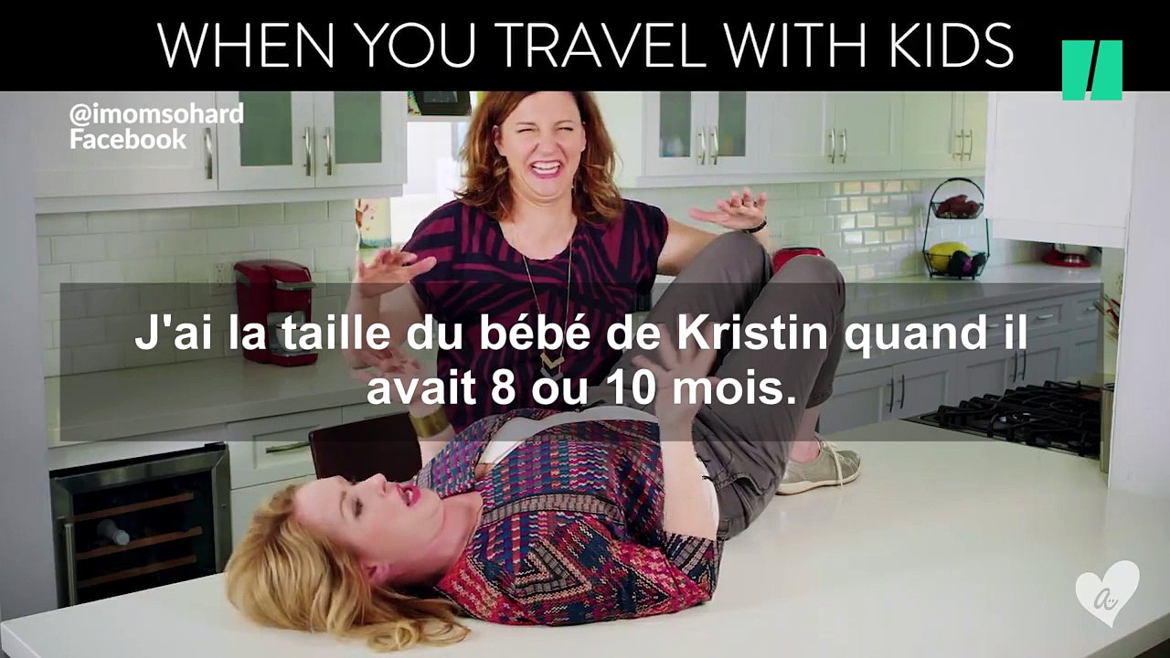 Ces deux mamans racontent le cauchemar de voyager avec un bébé et c'est hilarant