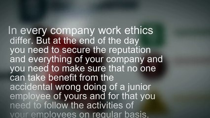 Keep an eye on your employees!