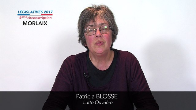 Législatives 2017. Patricia Blosse : 4e circonscription du Finistère (Morlaix)