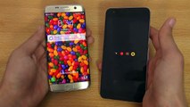 Samsung galaxy s7 edge vs Huawei nexus 6p android Nougatasd
